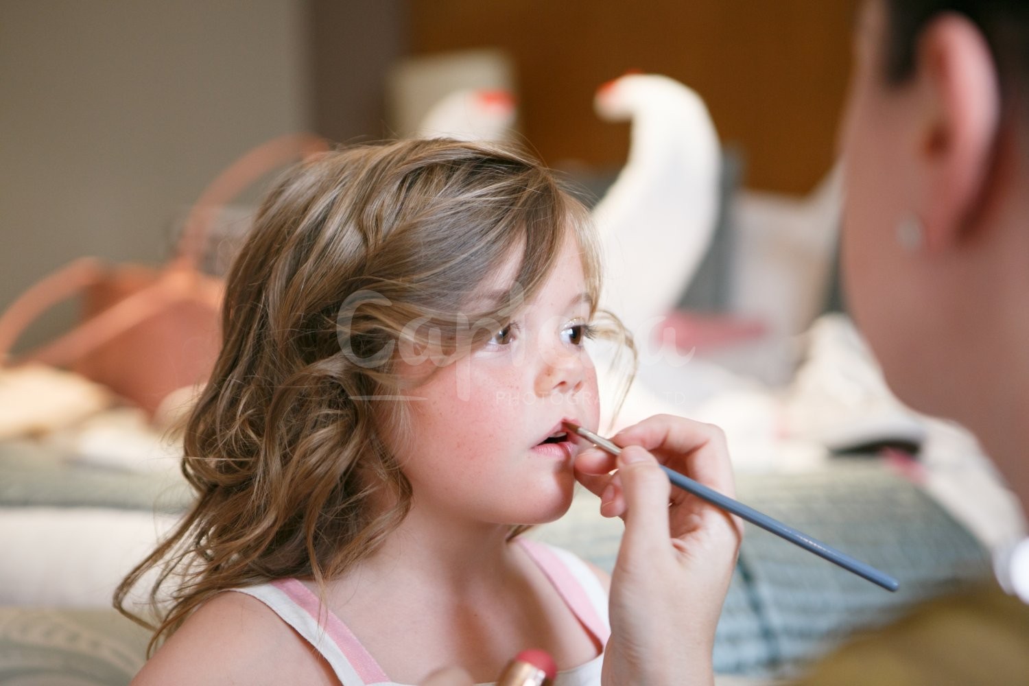 Its just as exciting as Christmas flowergirl, getting ready, makeup artist, captcha photography, yew lodge hotel, pretty