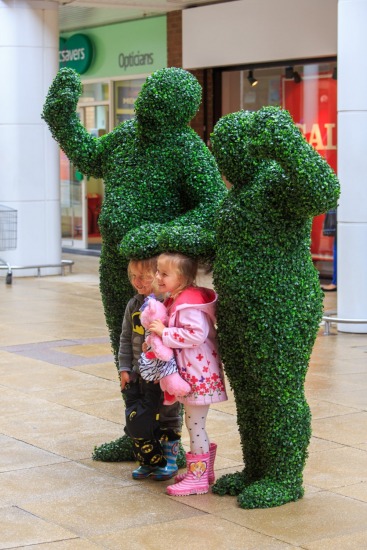 Hedge Hugging - Only at Beaumont Shopping Centre!